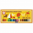 サクラクレパス太巻１６色ソフトケース入り