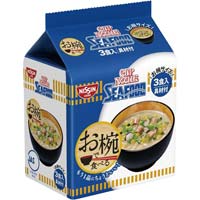 お椀で食べるカップヌードルシーフード　３食