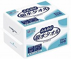 ふんわり吸水タオル　４つ折りタイプ５０枚×２４