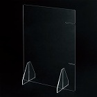 飛沫対策ガード　アクリルスタンド　縦横両用