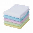 業務用カラーフェイスタオル　ブルー　１０枚入×１５