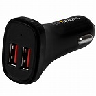 ＵＳＢ車載充電器　２ポート　２４Ｗ／４．８Ａ【取寄品】