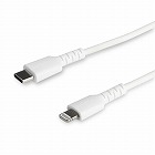 超高耐久ライトニング‐ＵＳＢ‐Ｃケーブル　１ｍ　白【取寄品】
