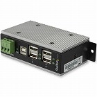 ＵＳＢ　２．０ハブ　４ポート　産業用　ＥＳＤ保護【取寄品】