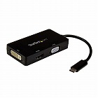 ３ｉｎ１　ＵＳＢ‐Ｃマルチアダプタ　４Ｋ　黒【取寄品】