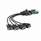 ＲＳ２３２Ｃシリアル増設ＰＣＩｅカード　４ポート【取寄品】