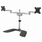 液晶モニタ多関節アーム　最大３２インチモニタ２画面【取寄品】