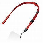 ネック　ストラップ　落下防止　レッド