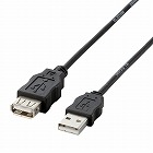 エコ　ＵＳＢ延長ケーブル　０．５ｍ　ブラック