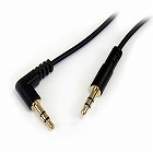 オーディオケーブル　３．５ｍｍ　片側Ｌ型　３０ｃｍ【取寄品】