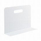 ブックエンド・ワイドタイプ（マグネット付）　　　白