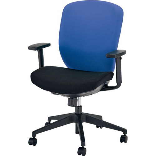 ラフィナート2チェア 可動肘付 Nブルー