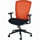 ラフィナートネット２チェア　可動肘付　レッド