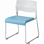 ＤＤスタッキング３　メッキ脚　ブルー　１２脚セット