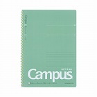 キャンパスソフトリング（ドット罫）セミＢ５　緑