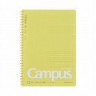 キャンパスソフトリング（ドット罫）セミＢ５　黄