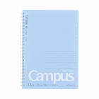 キャンパスソフトリング（ドット罫）Ａ５　青