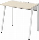 リーンデスク　Ｄ６００Ｗ８００　白脚　ＮＡ