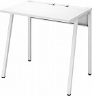 リーンデスク　Ｄ６００Ｗ８００　白脚　ＷＨ