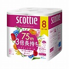 スコッティ　フラワーパック　３倍巻き　８ロール