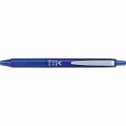 水性ボールペン　Ｖコーンノック０７　青