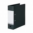 Ｄリング２穴ファイル　黒Ａ４縦背幅８８ｍｍ×１０