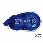 テープのり＜ドットライナー＞（本体・２２ｍ）×５