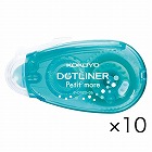 ドットライナープチモア青使い切り強粘着×１０