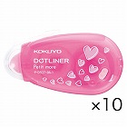 ドットライナープチモアハート使い切り強粘着×１０