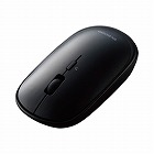ＢｌｕｅＬＥＤマウス／薄型／４ボタン／ブラック