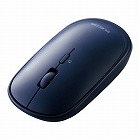 ＢｌｕｅＬＥＤマウス／薄型／４ボタン／ブルー