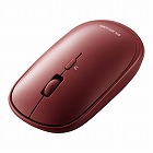 ＢｌｕｅＬＥＤマウス／薄型／４ボタン／レッド