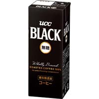 ＢＬＡＣＫ無糖紙パック　２００ｍｌ　２４本