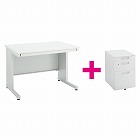 セット品インベント７００平１０００ワゴン３段ＷＨ