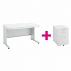 セット品インベント７００平１２００ワゴン３段ＷＨ