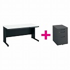 セット品インベント７００平１４００ワゴン３段黒