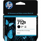 純正インクカートリッジ　ＨＰ７１２Ｂ　黒　８０ｍｌ