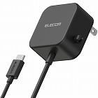 ＡＣ充電器　Ｃケーブル一体型　１．５ｍ　ブラック