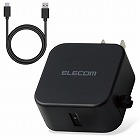 ＡＣ充電器　Ｃケーブル同梱　１．５ｍ　ブラック