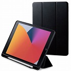 ｉＰａｄ１０．２レザーケース　Ｐｅｎｃｉｌ収納　黒