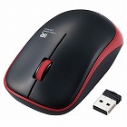 ＩＲマウス　無線　３ボタン　省電力　抗菌　レッド