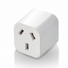 日本用変換プラグ　Ｏ２タイプ　ホワイト