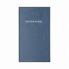 野帳スケッチ３ｍｍ方眼グレイッシュブルー