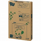 取り出しやすい再生原料入ＬＤゴミ袋４５Ｌ透明
