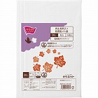 取り出しやすい再生原料入ＬＤゴミ袋２０Ｌ乳白