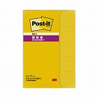 ポストイット　強粘着５０×１５　ネオン　黄　５冊