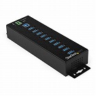 ＵＳＢ　３．０ハブ　１０ポート　産業用　ＥＳＤ保護【取寄品】
