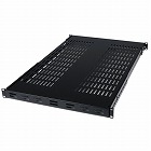 サーバーラック棚板　伸縮式放熱用スリット付　１Ｕ【取寄品】