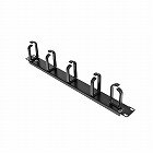 ケーブルマネージャーラックパネル　１９インチ　１Ｕ【取寄品】