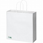 ＦＳＣ（Ｒ）認証　丸紐手提げ袋　白　Ｍ　５０枚